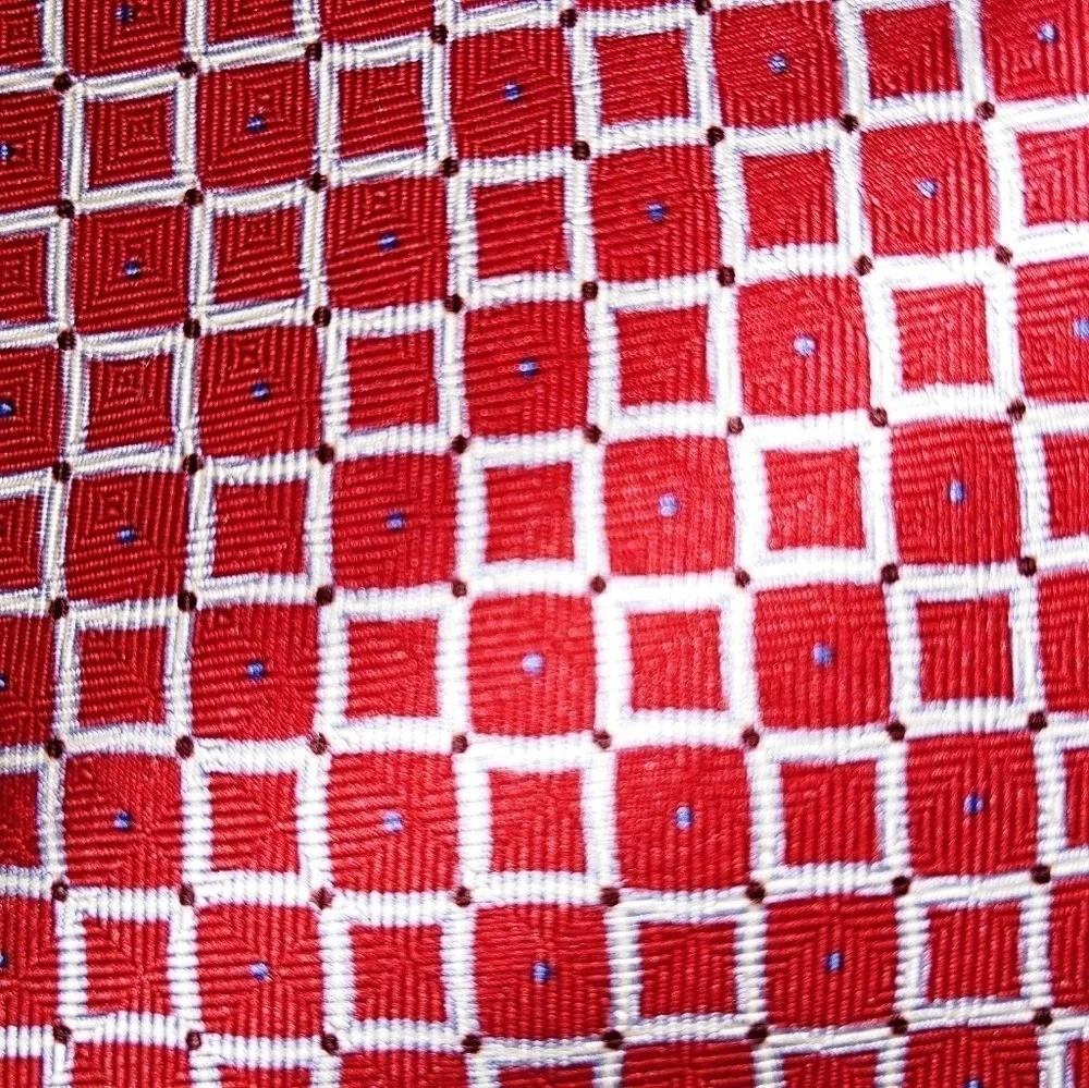 Tommy Hilfger Red Silk Tie 58
